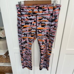 Lululemon Fast & Free 7/8 Tight II *Nulux 25" leggings, size 10